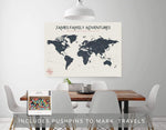 Load image into Gallery viewer, Pushpin World Travel Map

