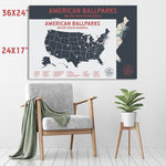 Load image into Gallery viewer, Baseball Travel Map
