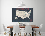 Load image into Gallery viewer, Baseball Travel Map
