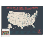 Load image into Gallery viewer, Basketball Travel Map
