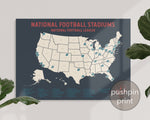 Load image into Gallery viewer, Football Travel Map
