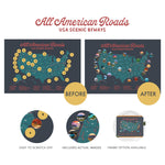 Load image into Gallery viewer, All American Roadtrip Scratch Off Map
