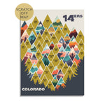 Load image into Gallery viewer, Colorado Fourteeners Scratch Off Poster
