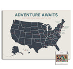 Load image into Gallery viewer, USA Pushpin Travel Map
