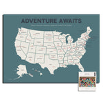 Load image into Gallery viewer, USA Pushpin Travel Map
