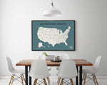 Load image into Gallery viewer, USA Pushpin Travel Map
