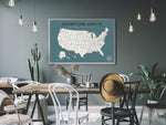 Load image into Gallery viewer, USA Pushpin Travel Map
