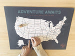 Load image into Gallery viewer, USA Pushpin Travel Map
