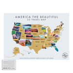 Load image into Gallery viewer, America the Beautiful Scratch Off Map
