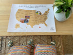 Load image into Gallery viewer, America the Beautiful Scratch Off Map
