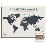 Load image into Gallery viewer, Pushpin World Travel Map
