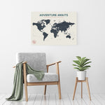 Load image into Gallery viewer, Pushpin World Travel Map
