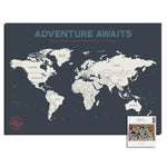 Load image into Gallery viewer, Pushpin World Travel Map

