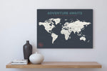 Load image into Gallery viewer, Pushpin World Travel Map
