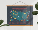 Load image into Gallery viewer, All American Roadtrip Scratch Off Map
