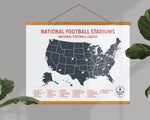 Load image into Gallery viewer, Football Travel Map
