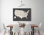Load image into Gallery viewer, Vintage USA Pushpin Map
