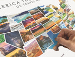 Load image into Gallery viewer, America the Beautiful Scratch Off Map
