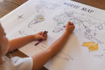 Load image into Gallery viewer, World Map Coloring Poster
