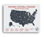 Load image into Gallery viewer, Football Travel Map
