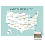 Load image into Gallery viewer, USA Pushpin Travel Map
