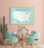 Load image into Gallery viewer, USA Pushpin Travel Map
