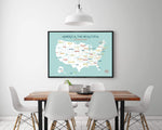 Load image into Gallery viewer, USA Pushpin Travel Map
