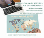 Load image into Gallery viewer, World's Amazing Animals Scratch Off Map
