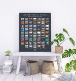 Load image into Gallery viewer, National Park Pushpin Poster
