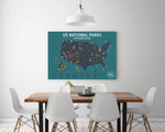 Load image into Gallery viewer, National Park Scratch Off Map
