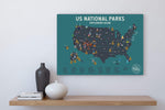 Load image into Gallery viewer, National Park Scratch Off Map
